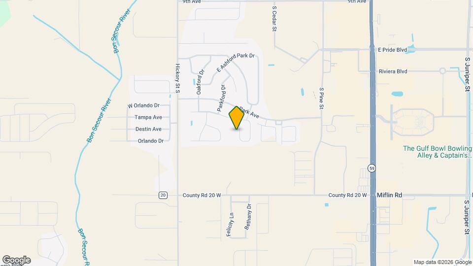 2700 Hampton Park Cir Map and Location Details