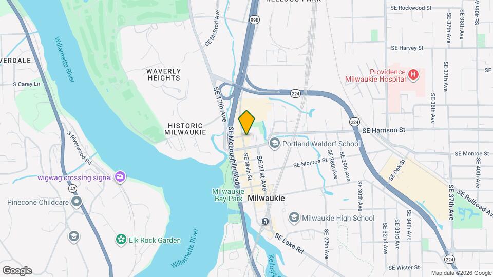 10606 SE Main St Map and Location Details