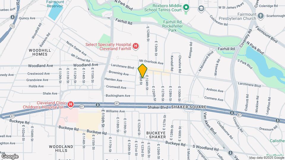 2641 E 122nd St, Unit Down Mapa y Detalles de la Ubicación