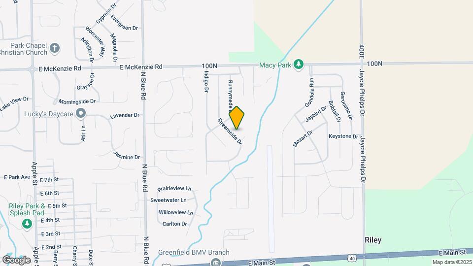 735 Streamside Dr Map and Location Details
