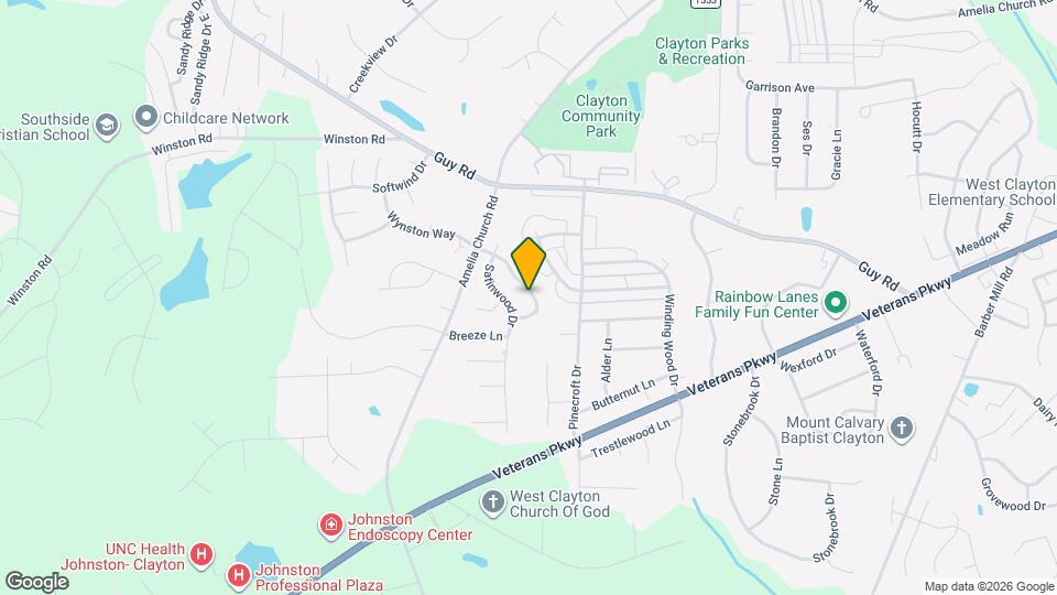 3032 Buttonwood Ln Map and Location Details