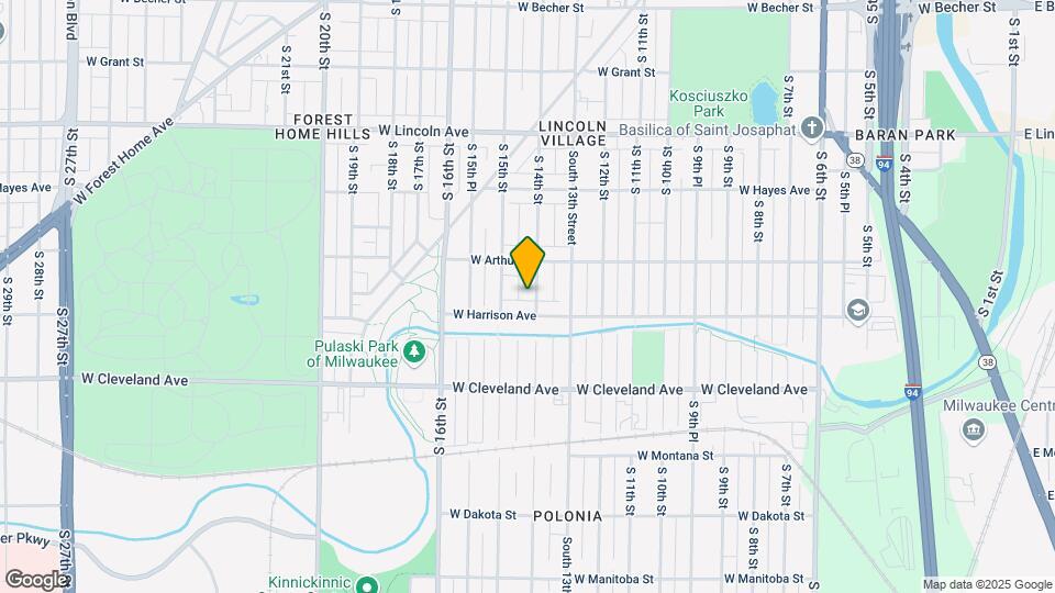 2549 S 14th St Map and Location Details