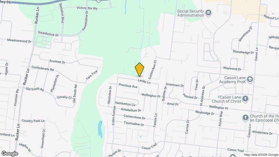 3418 Leslie Ln Mapa y Detalles de la Ubicación