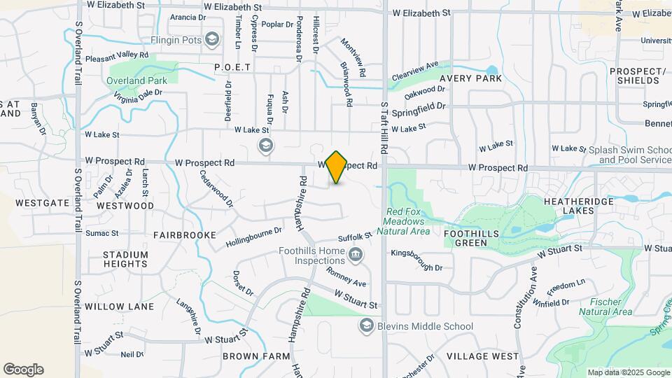 1648 Northbrook Dr Map and Location Details