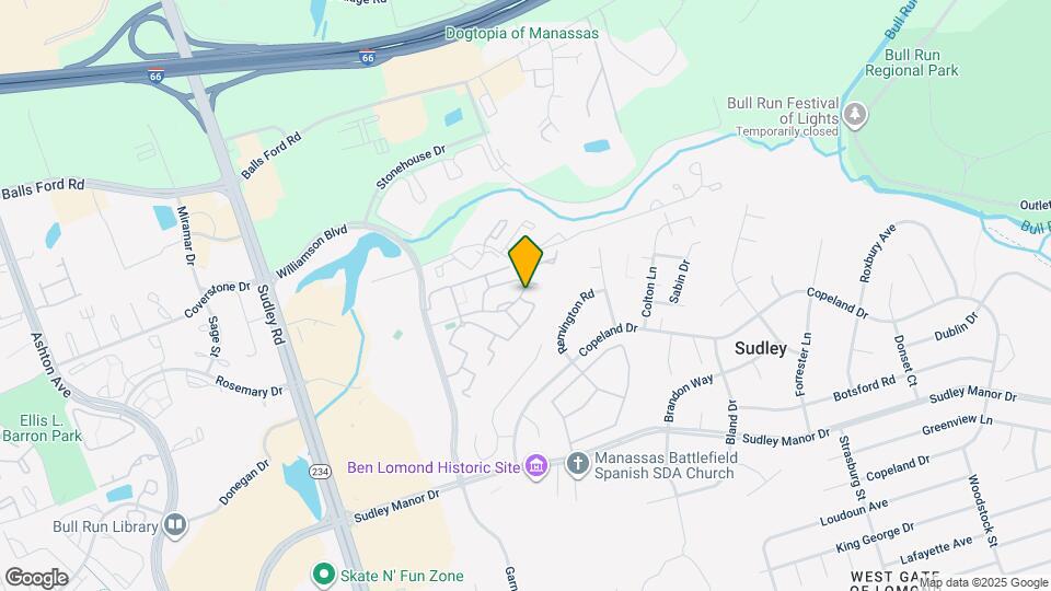 7301 Rokeby Dr Map and Location Details