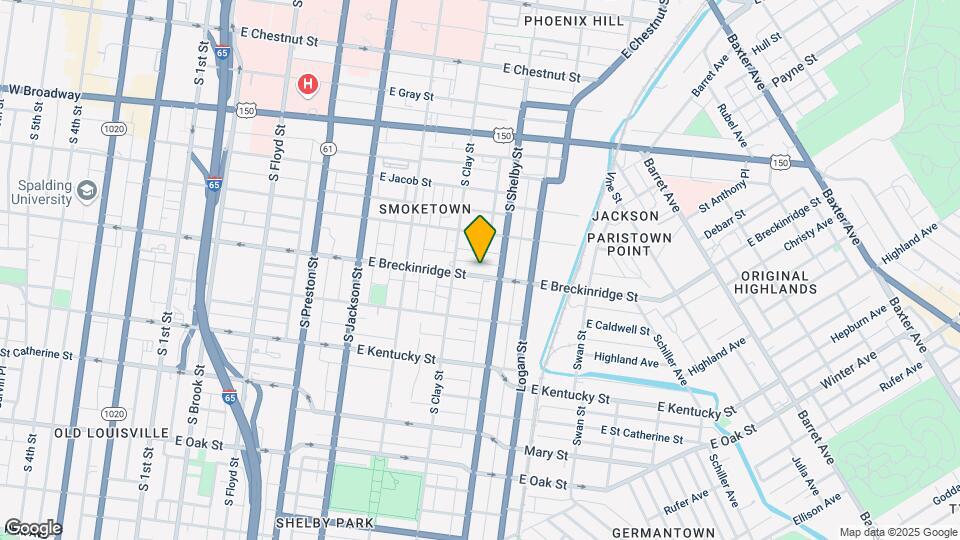 725 E Breckinridge St Map and Location Details