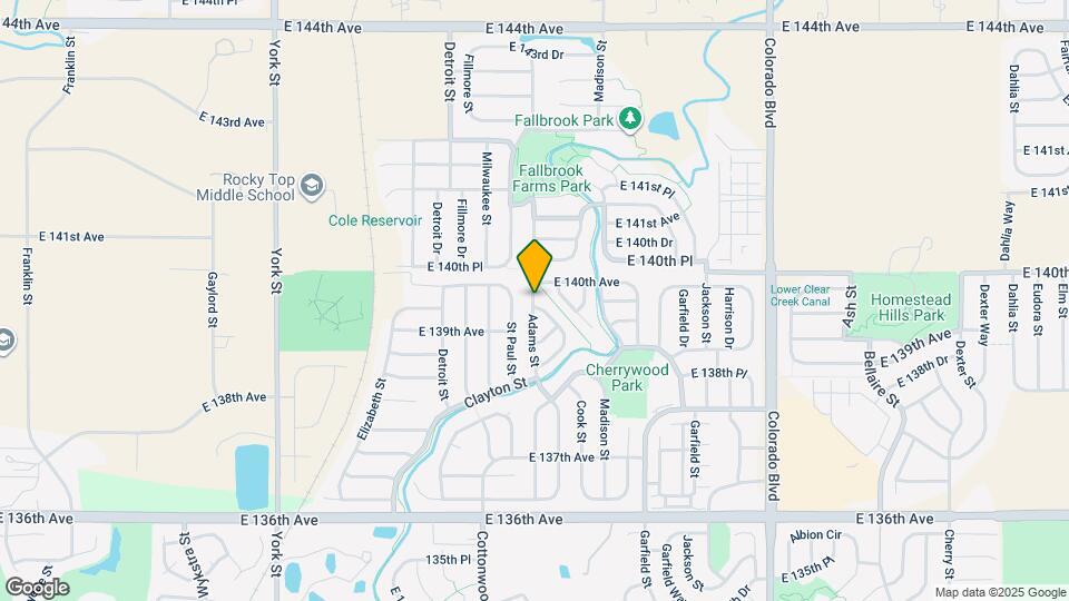 13950 Adams St Map and Location Details