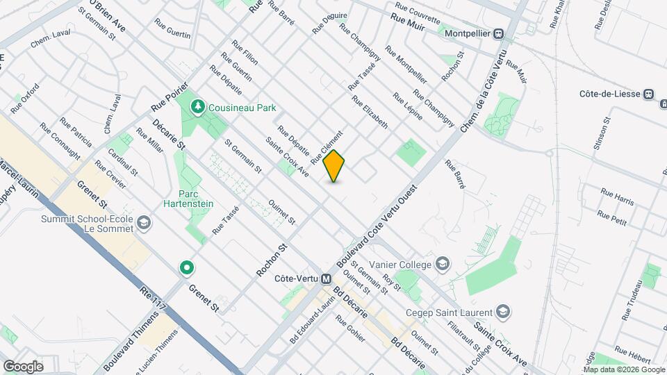 1225 Sainte-Croix Av Map and Location Details