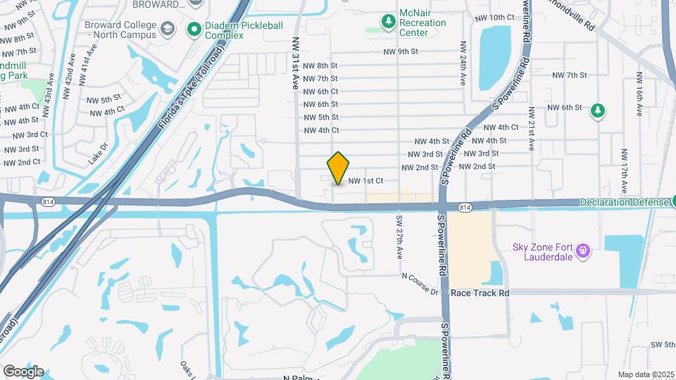 2983 NW 1st St Map and Location Details