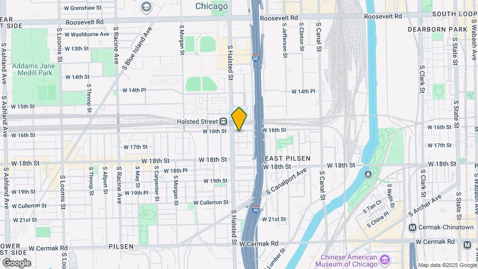 731 W 16th St Map and Location Details