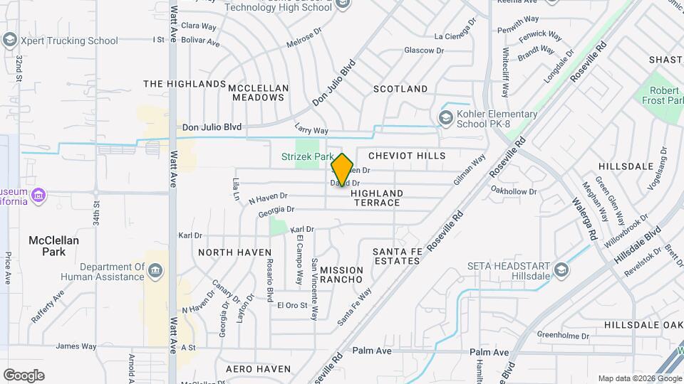 6037 N Haven Dr Map and Location Details