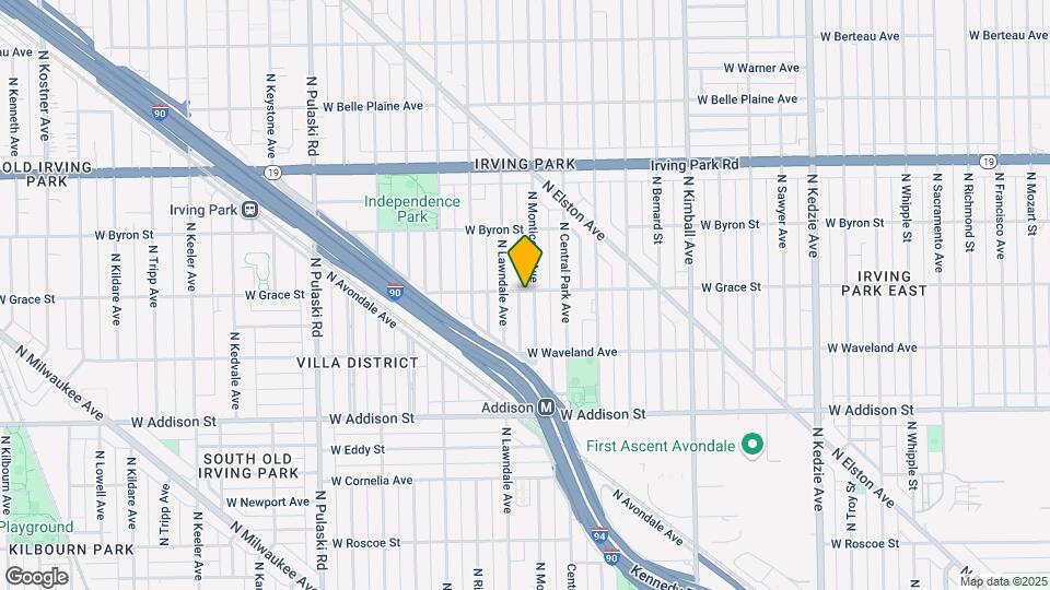 3635 W Grace St Map and Location Details