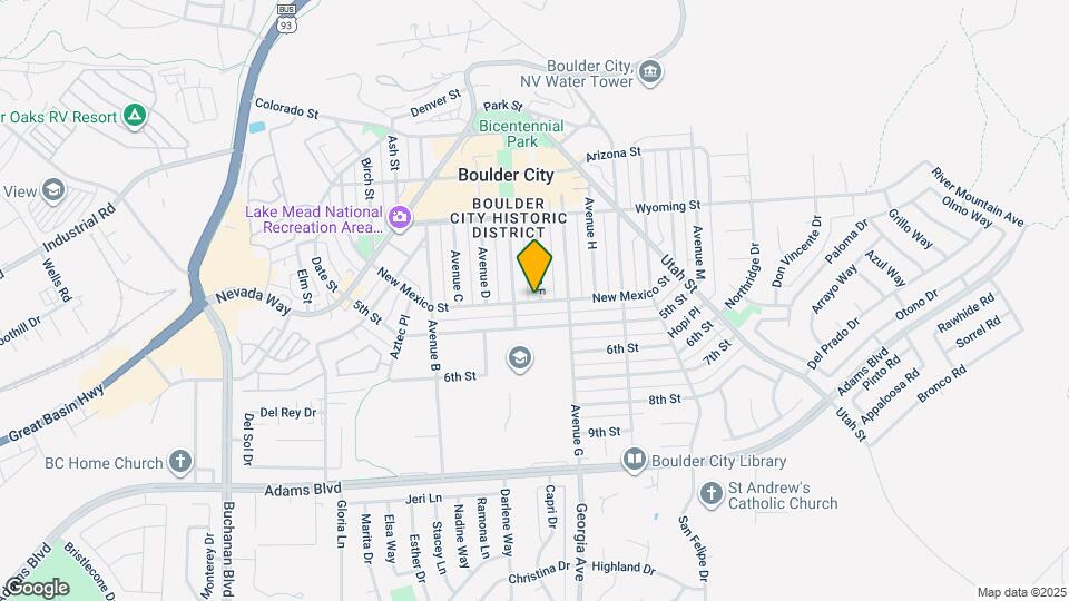 1010 New Mexico St Map and Location Details