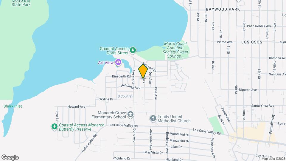 1821 Fearn Ave Map and Location Details