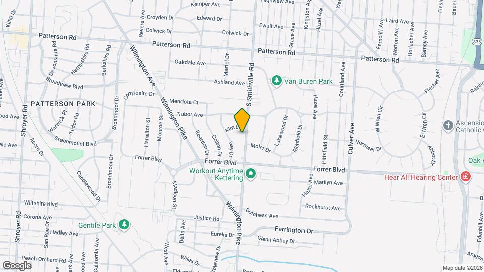 2101 S Smithville Rd Map and Location Details