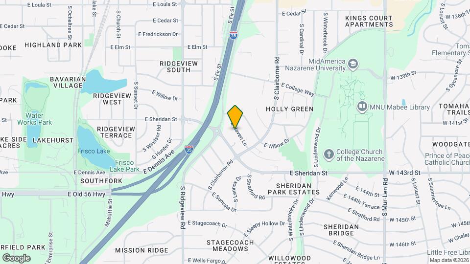 1423 E Haven Ln Map and Location Details