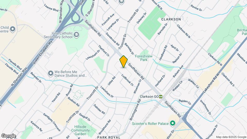 1342 Canford Crescent Map and Location Details