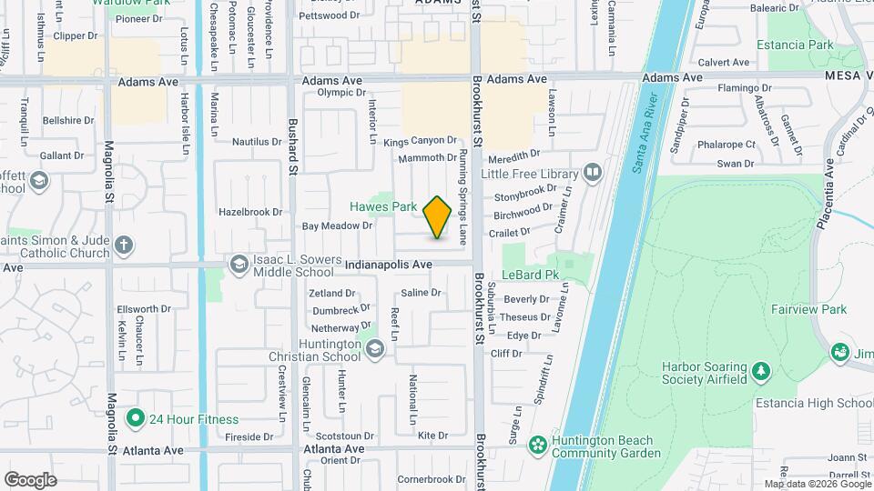 9891 Hot Springs Dr Map and Location Details