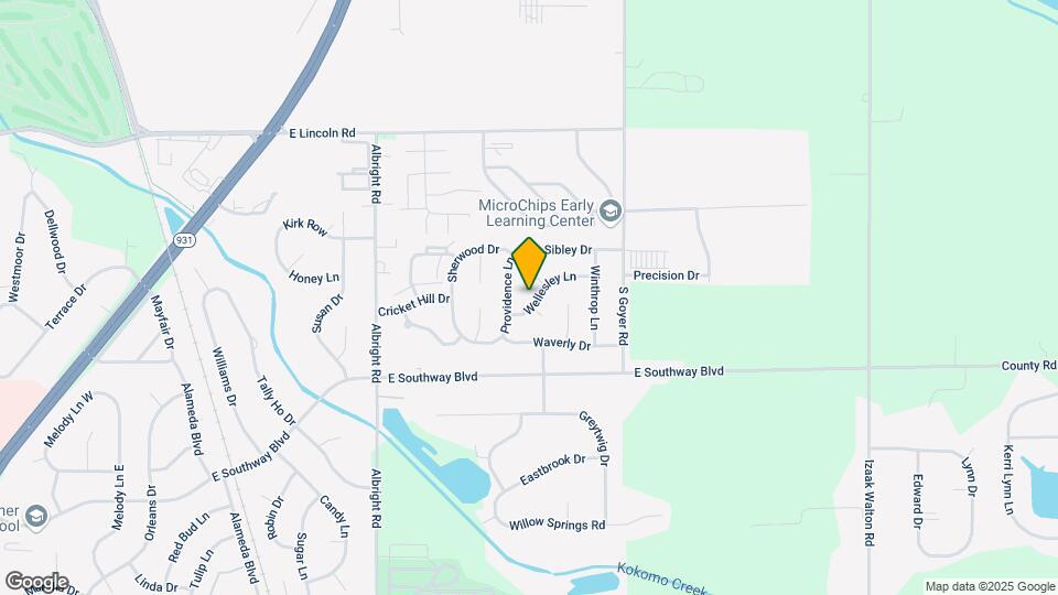 2014 Wellesley Ln Map and Location Details