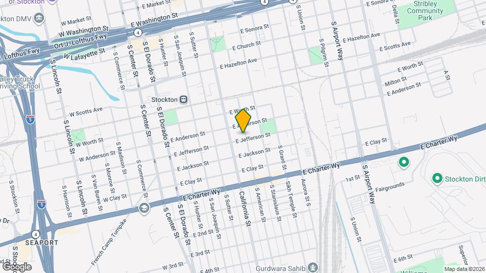 1045 S American St Map and Location Details