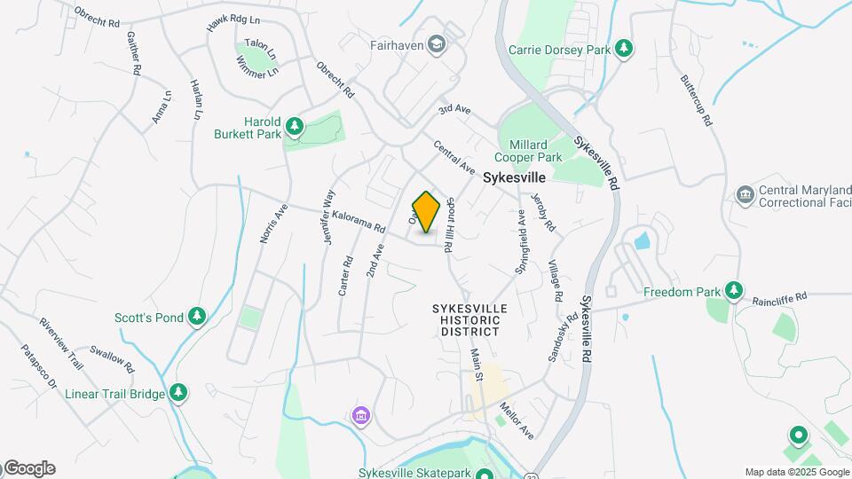 618 Kalorama Rd Map and Location Details