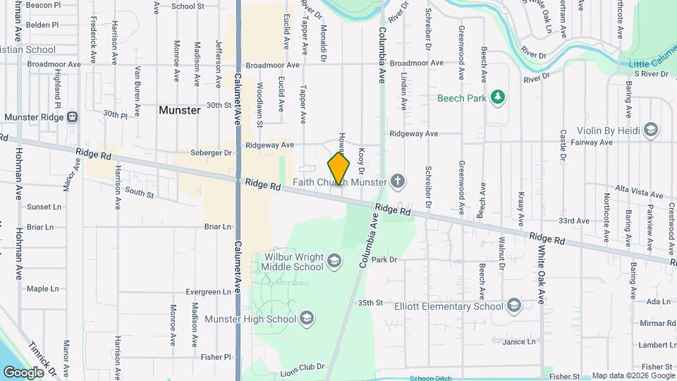 1039 Ridge Rd, Unit Unit B Map and Location Details