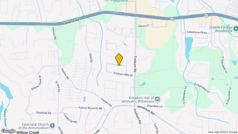 212 Trickum Hills Ln Map and Location Details