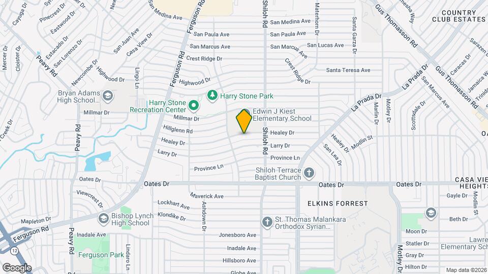 2628 Healey Dr Map and Location Details