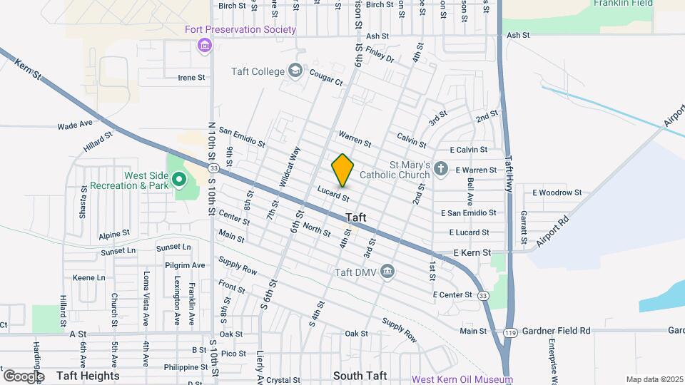 424 Lucard St Map and Location Details