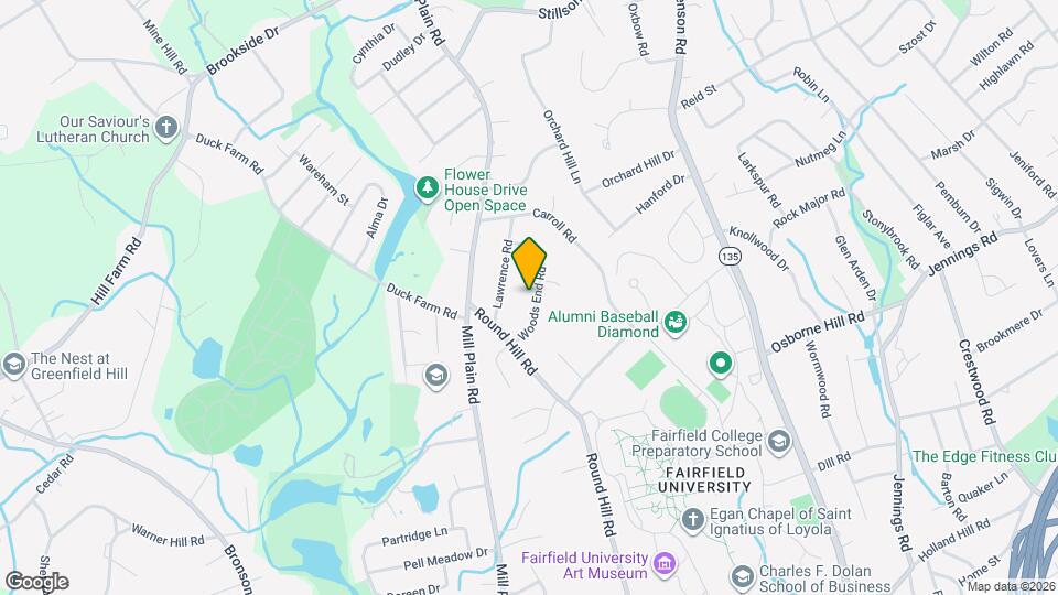 123 Woods End Rd Map and Location Details