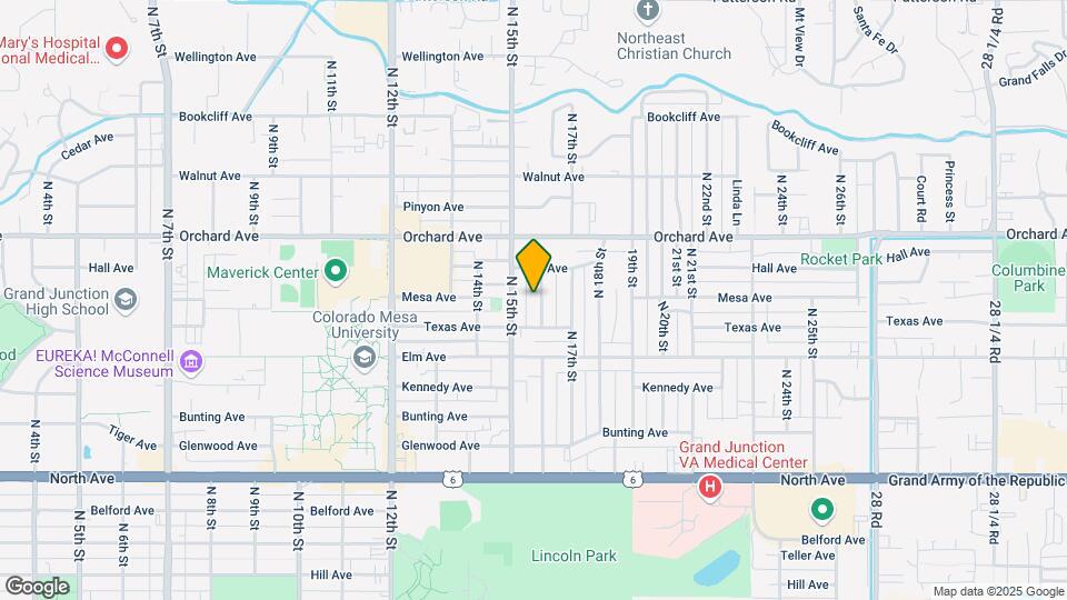 1657 N 16th St Map and Location Details