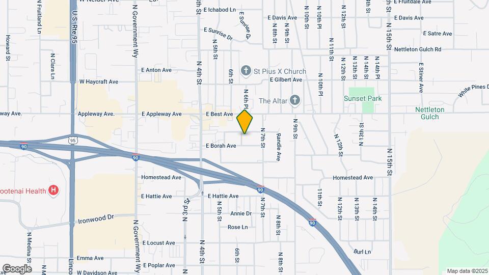 2416 N 6th St Map and Location Details