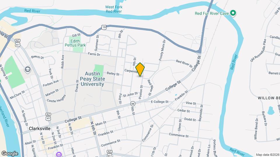 528 Poston St Map and Location Details