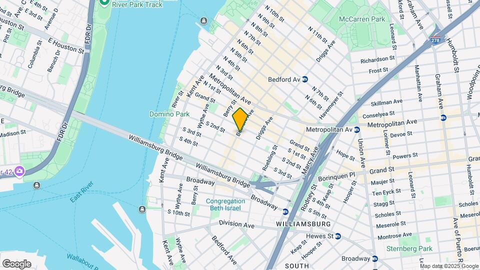 307 Bedford Ave Map and Location Details
