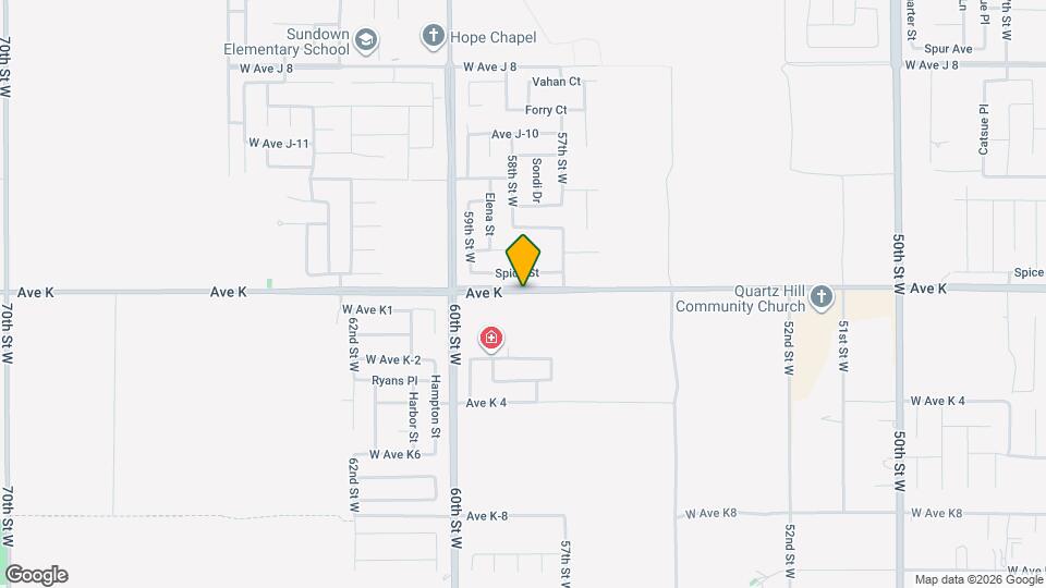 5832 Ave K-14 Map and Location Details