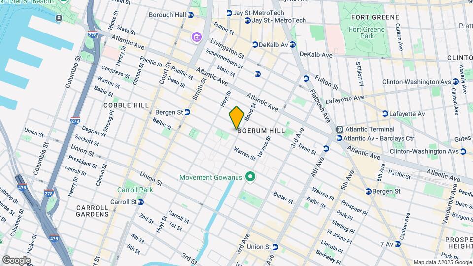162 Bond St Mapa y Detalles de la Ubicación