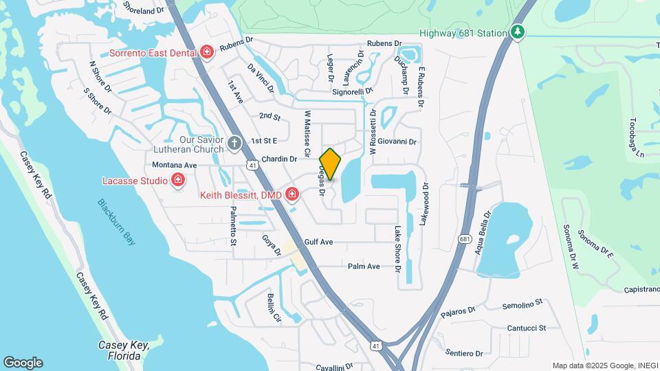 417 Courbet Dr Map and Location Details