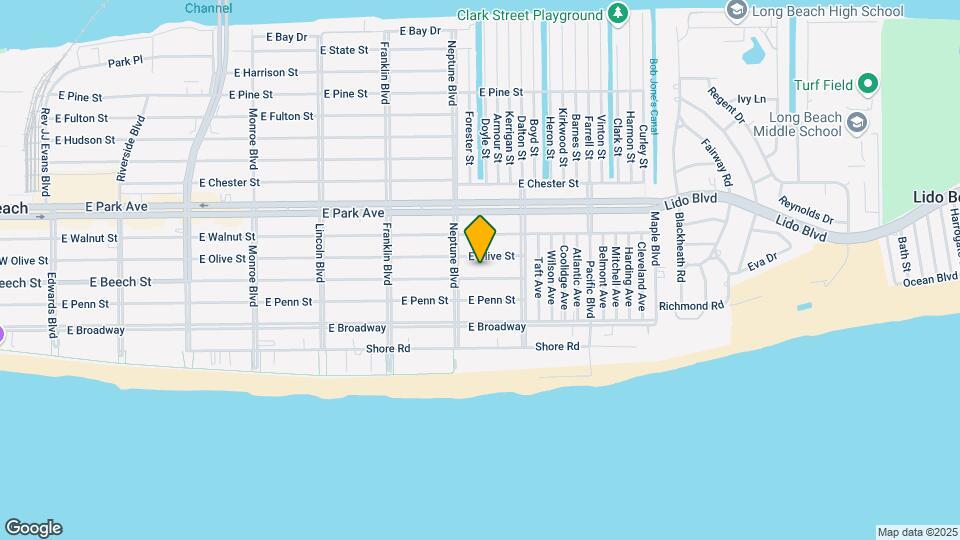 625 E Beech St-Unit -Lower Map and Location Details