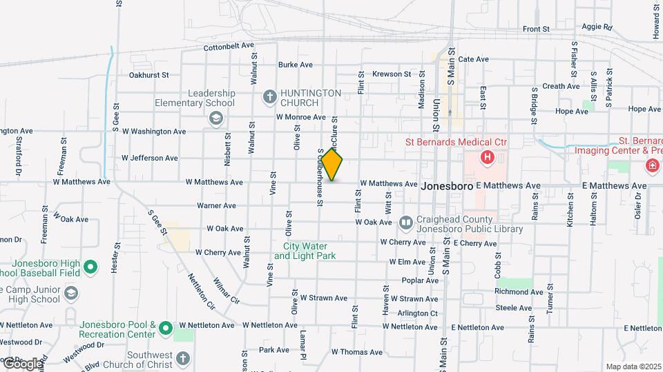 637 W Matthews Ave Mapa y Detalles de la Ubicación
