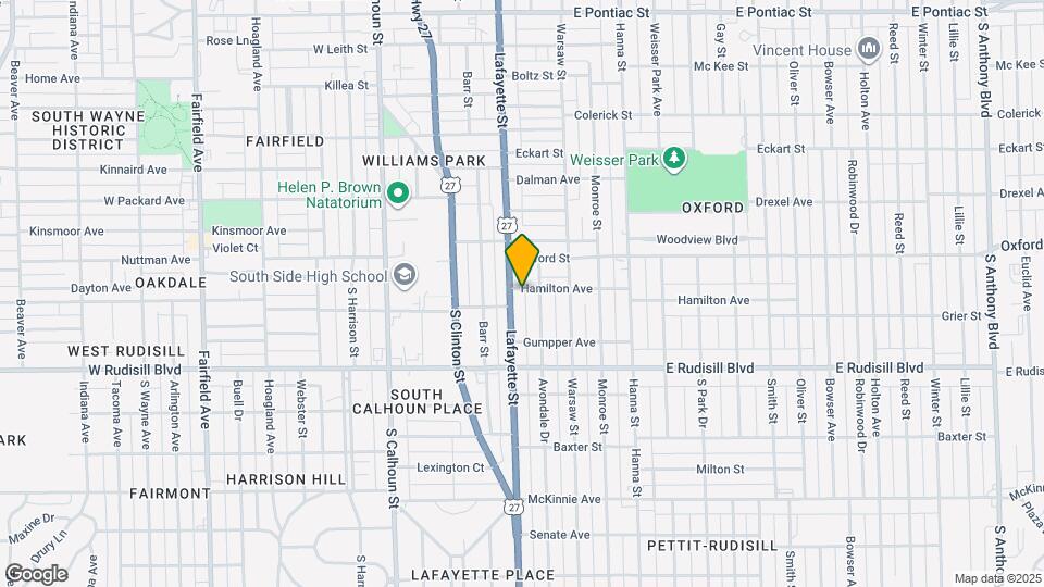 414 Hamilton Ave Map and Location Details