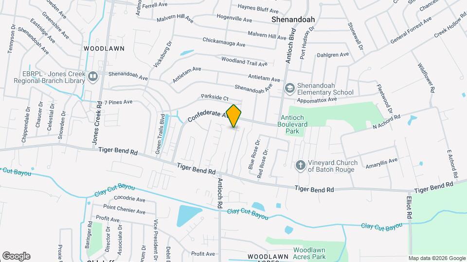 6422 Roux Dr Map and Location Details