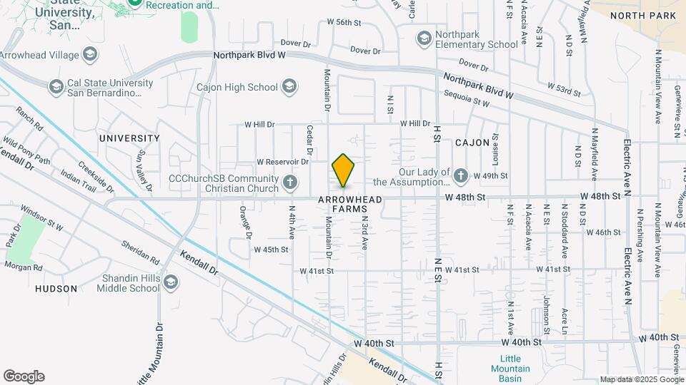 1064 W 48th St Map and Location Details