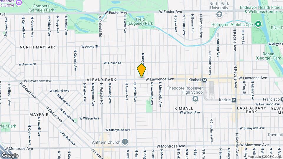 3736 W Lawrence Ave Map and Location Details