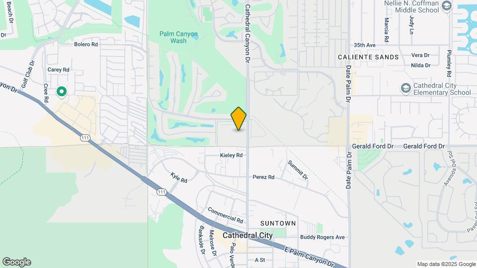 35901 Cathedral Canyon Dr Map and Location Details