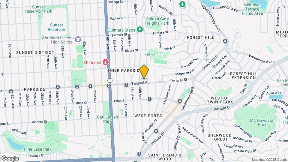 430 Taraval St Mapa y Detalles de la Ubicación