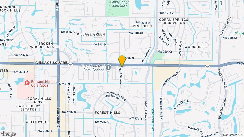 3361 NW 85th Ave, Unit 102 Mapa y Detalles de la Ubicación
