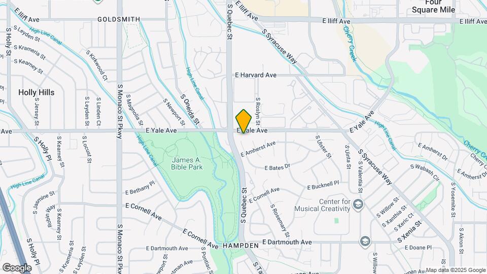 2744 S Quince St Map and Location Details