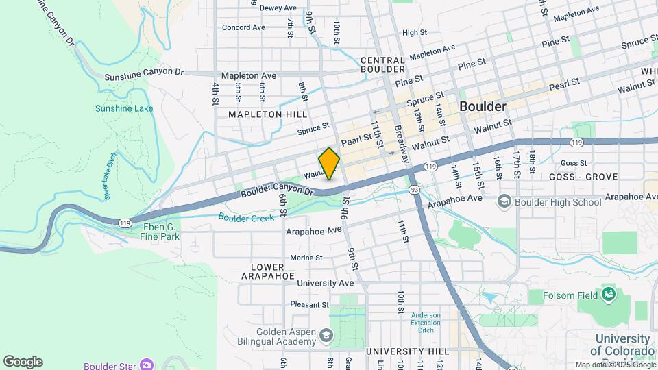 854 Walnut St, Unit A Map and Location Details