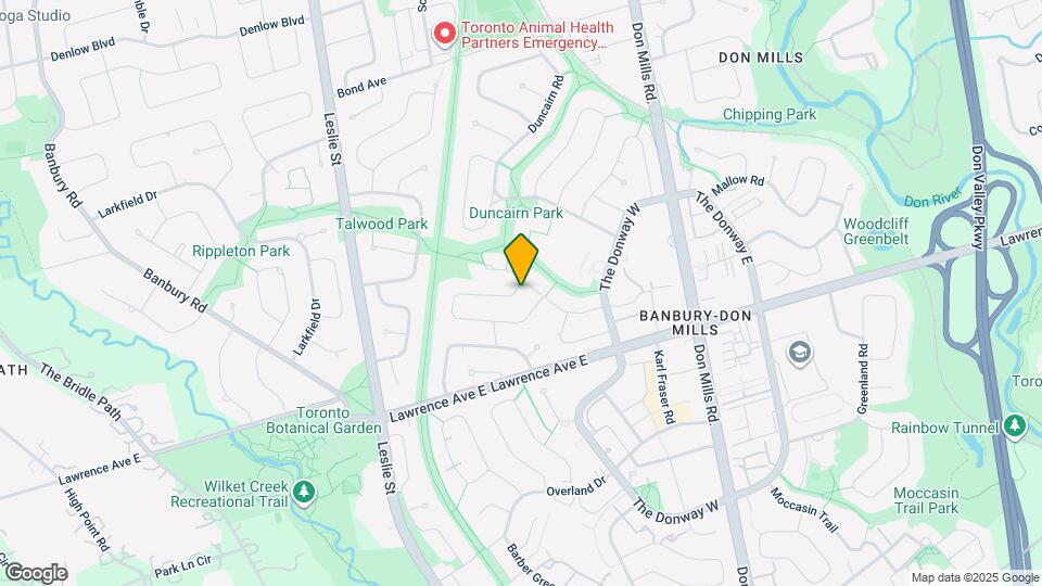 82 Norden Crescent Map and Location Details