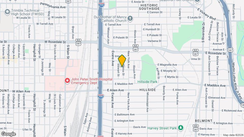 1332 Dreiss St Map and Location Details